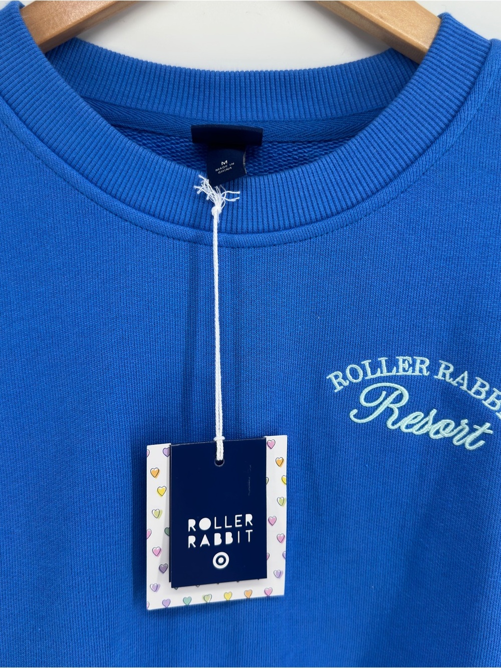 NWT Roller Rabbit x Target Resort Blue Sweatshirt M